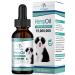 HMone - Max Potency Hemp Oil for Dogs and Cats - Hemp Oil Drops with Omega 3-6-9 Fatty Acids - Supports Hip, Joint and Skin Health - Organic, Non-GMO, Made in USA 1-Pack