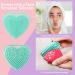2Pcs Makeup Sponges Foundation Blending Beauty Sponge with Face Scrubber  Dry & Wet Use for Powder Cream or Liquid Application  Multicolor Makeup Blender Set 2 Pcs-A - Buy Online on GoSupps.com