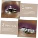 minkissy 3 Pairs Makeup False Eyelashes Dramatic Eyelashes Cosplay Eyelashes Natural Drama Lashes Japanese Lashes False Lash Extensions Fake Lashes White Transparent Stem Fiber Cosmetics 3d - Buy Online on GoSupps.com
