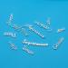 WOKOTO 24pcs Silver Zodiac Signs & Letters Nail Charms for Acrylic Nails - 3D Nail Jewelry Kit with Rhinestones for Zodiac Nail Art & Jewelry Making - Buy Online on GoSupps.com