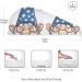 2 Pack Dwarf Hair Towels with American Flag Hat | Super Absorbent Quick Dry Turbans for Women & Girls - Buy Online on GoSupps.com