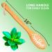 MangoPlus 16 Inch Dry Brushing Body Brush - Long Handle Back Scrubber for Shower - Exfoliating Back Bath Brush - Buy Online on GoSupps.com