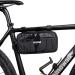 Wildken 100% Waterproof Bicycle Handlebar Bag | Multifunctional Front Pocket & Shoulder Bag with Rain Cover (Black) - Buy Online on GoSupps.com