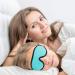 2 Pieces 3D Sleep Mask for Kids Memory Foam Contoured Eye Mask Travel Sleep Mask Cover with Adjustable Strap 3D Blindfolds (Gray and Green) - Buy Online on GoSupps.com