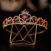 SWEETV Red Princess Tiara for Girls - Crystal Heart Headband for Kids Costume & Cosplay - Buy Online on GoSupps.com
