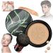 2024 New Mushroom Head Air Cushion Cc Cream Air Mushroom Head Cc Cream Mushroom Head Air Cushion Cc Cream Long-Lasting Waterproof Moisturizing Concealer Beauty Cream (Dark Brown)