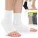 ACTINPUT Plantar Fasciitis Compression Socks for Women&Men, Ankle Brace Compression Foot Sleeves with Arch Support and Ankle Support Small-Medium 05 - Black/White/Beige (3 paris)