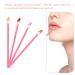 400PCS Disposable Lip Brushes - Lip Gloss Applicators Makeup Kit - Pink - Buy Online on GoSupps.com