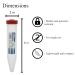 Pack of 2 Portable First Aid Sharps Containers with Locking Mechanism - Medical Sales Supply - Buy Online on GoSupps.com