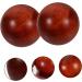 Kombiuda 2 Wooden Trade Manual Massage Balls - Health Exercise Toy - Baoding Stress Relief Bamboo Balls for Hand Muscle Stretching (5x5cm) - Buy Online on GoSupps.com
