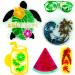 MUBYOK M67 6 pcs Silicone Freshie Mold - Summer Set for Baking Aroma Beads & Car Freshie Supplies - Buy Online on GoSupps.com
