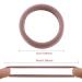 100 Pieces Thick Seamless Brown Hair Ties | No Damage Ponytail Holders & Hair Accessories for Thick Hair - Buy Online on GoSupps.com