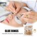 Lash Glue Cups 100PCS Adjustable DIY Glue Cups or Eyelash Extensions Portable Glue Holder for Nail Art Paint Lipstick Beginner Friendly Glue Cups for Home Welts - Buy Online on GoSupps.com