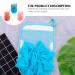 Loofah Scrubber Gloves - Exfoliating Mesh Cleaning Brush for Spa & Shower - Red Ball Back Accessories for Men & Women - Buy Online on GoSupps.com