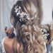 Unicra Bride Wedding Hair Vine Silver Floral Headpiece Pearl Bridal Headband Leaf Hair Accessories for Women and Girls - Buy Online on GoSupps.com
