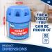 48pk Ocean Blue Toilet Fresheners 70g - 1000 Flushes, Limescale Prevention - Toilet Cistern Blocks - Buy Online on GoSupps.com