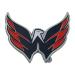 FANMATS NHL 3D Color Metal Emblem, Diecut Team Logo Auto Emblem Washington Capitals