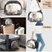 The Fellie Cat Carrier Airline Approved Pet Carrier for Cats and Puppy Foldable Cat Carrier with Shoulder Strap & Soft Mat Pet Travel Portable Bag Home for Small Dogs Cats Black - Buy Online on GoSupps.com