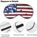 American Flag Guns & Bullet Holes Sleep Mask - Adjustable Strap, Light Blocking Eye Cover for Men and Women | Ideal for Travel, Night Time and Naps - Buy Online on GoSupps.com