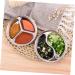 Milisten 3pcs Seasoning Sauce Dishes Stainless Traveling Olive Dipping Dishes Trip Food Sauce Dish Wasabi Mustard Flavor Dish Snack Plates Restaurants Seasoning Bowl Seasoning Dish Grid Mx3pcs Silverx3pcs - Buy Online on GoSupps.com