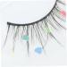 minkissy 9 Pairs Sequin False Eyelashes Colored Lashes Color Lashes Pride Makeup Lashes with Color Colored Eyelashes False Lashes Female Eyelashes Lashs Cosplay Cosmetic Miss Imitation - Buy Online on GoSupps.com
