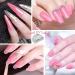 Pink Gel Nail Polish - Jelly Nail Varnish - Peach Pink Long Lasting Non Toxic Formula Gel Polish - UV Gel Nail Polish Soak off UV/LED Lamp Nail Art for Home DIY Gifts for Women - Buy Online on GoSupps.com