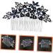 Beatifufu Dark Blue Hair Comb Rhinestone Hair Comb Wedding Bridal Headpieces Rhinestone Headpiece Bride Hairpiece Bride Headpieces for Wedding Bride Hair Accessories Bridal Headdress - Buy Online on GoSupps.com