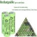 8 Packs Solar Lights AA Batteries - 300mAh 1.2V Ni-MH Rechargeable for Outdoor String & Pathway Lights - Buy Online on GoSupps.com