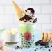 Vegan Milk Bubble Tea Kit Gift Set - 6 Servings with Mango & Melon Powders, Popping Boba, Paper Straws - By The TeaShed - Buy Online on GoSupps.com