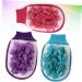 FOMIYES 6 Pcs Spa Gloves & Exfoliating Body Scrub Mesh Pouf - Comfortable Shower Ball & Gauntlet Mittens for Ultimate Bath Experience - Buy Online on GoSupps.com