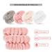 8-Piece Spa Facial Headband & Towel Set for Women - Adjustable Terry Cloth Wrap for Makeup, Skincare, and Shower - White Gray and Light Pink Colors - Buy Online on GoSupps.com
