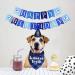 JOTFA Dog Birthday Party Supplies  Plaid Dog Birthday Boy Bandanas with Dog Birthday Party Hat Bow Tie Birthday Number for Small Medium Large Dogs Pets (Blue  Bandana & Hat & Bow Tie & Number) Bandana & Hat & Bow Tie & Number Blue - Buy Online on GoSupps.com