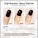 GAOY Gel Top Coat - 16ml No Wipe Clear Finish | High Gloss Varnish for Long Lasting UV Gel Nail Art - Buy Online on GoSupps.com