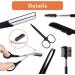11-Piece Eyebrow Grooming Kit for Men and Women - Includes Razor, Brush, Scissors, Trimmer, and Tweezers - Black - Buy Online on GoSupps.com