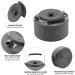 Bulin 2L Camping Kettle - Fast Heating Outdoor Gear for Boiling Water - Ultralight Portable Tea Pot for Hiking, Picnic, and Travel - Aluminum Alloy - Black - Buy Online on GoSupps.com
