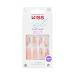 KISS Jelly Fantasy Press On Nails Nail glue included 'Jelly Cat' Multicolor Long Size Coffin Shape Includes 28 Nails 2g glue 1 Manicure Stick 1 Mini File