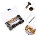 EXCEART 480pcs Rivets Metal Double Rivet Clothes Studs DIY for Bag Leather Belt Side Clothing Accessory - Buy Online on GoSupps.com