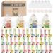 36 Sets Wedding Hand Cream Lip Balm Bulk Set for Guests Bridal Shower Favors Include Hand Lotion Lip Balm Thank You Tags and Organza Bags