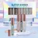 Langmanni 10PCS Liquid Eyeshadow Shimmer Glitter Liquid Eye Shadow Set Waterproof Long Lasting Metals Sparkling Eyes Makeup Liquid Eyeshadow for Party Wedding Festival or Daily Makeup - Buy Online on GoSupps.com