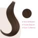 Buy If Salt Tape Extensions - Real Hair Chocolate Brown 10pcs | 30g 65cm Invisible Hair Extensions for Girls - Smooth Refill Pack #4 - Buy Online on GoSupps.com