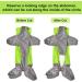 Waterproof Dog Raincoat with Hood - Lightweight Rain Jacket for Medium & Large Dogs - Green - Perfect for Playgrounds & Vacations - Buy Online on GoSupps.com
