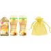 Lenor Fabric Conditioner Gold Orchid 1Pk 48Washes 1680ml + Lenor in-Wash Scent Booster Beads Gold Orchid 2Pk 2 x 176gr + Our Gift for You: Organza Bag Size 9x7x0.1cm