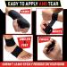 Black Athletic Tape Set - 3 Rolls + 1 Finger Tape for Enhanced Wrist, Ankle, and Hand Protection in Boxing, Football, and Climbing - Easy to Apply, No Sticky Residue - Buy Online on GoSupps.com