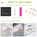 24PCS Medium Almond Glossy Flower Press On Nails - Green & White Spring Nail Decoration - Fake Nails with Glue - Women's Manicure - Buy Online on GoSupps.com