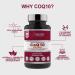High Absorption Vegan CoQ10 200mg Softgel Capsules - 120 Count, Made in UK to GMP Standards - Buy Online on GoSupps.com