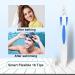Q Grips Earwax Removal Tool - Reusable Spiral Ear Wax Remover Kit with 16 Soft Replacement Heads - Safe Ear Cleaner for Adults and Kids (Blue) - Buy Online on GoSupps.com