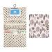 Baby Diaper Bag with Changing Pad for Mom on the Go Small Diaper Bag Organizer for Diapers Cream Wipes (Leaf)