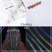 Ludress LED Butterfly Hair Clips - Pack of 5 Multicolor Festival Light up Hair Pins for Women and Girls - Fiber Optic Glowing Hair Accessories for Cosplay and Parties - Buy Online on GoSupps.com