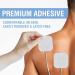 DONECO TENS Unit Pads 2x2 - 48 Pcs Replacement Electrode Patches for Electrotherapy - Buy Online on GoSupps.com