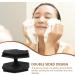 PATKAW Silicone Face Scrubber Double Sided Facial Cleansing Brush Gentle Face Exfoliator for Face Pore Cleanse Blackhead Body Cleansing Hair Brush Newborn Shower - Buy Online on GoSupps.com